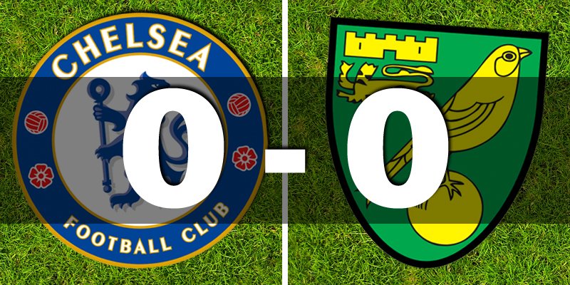 TeleFootball's tweet photo. HALF TIME Chelsea 0-0 Norwich – bewilderingly goalless after a an end-to-end first half https://t.co/S6bhiSrsnl https://t.co/WgbinohoO0
