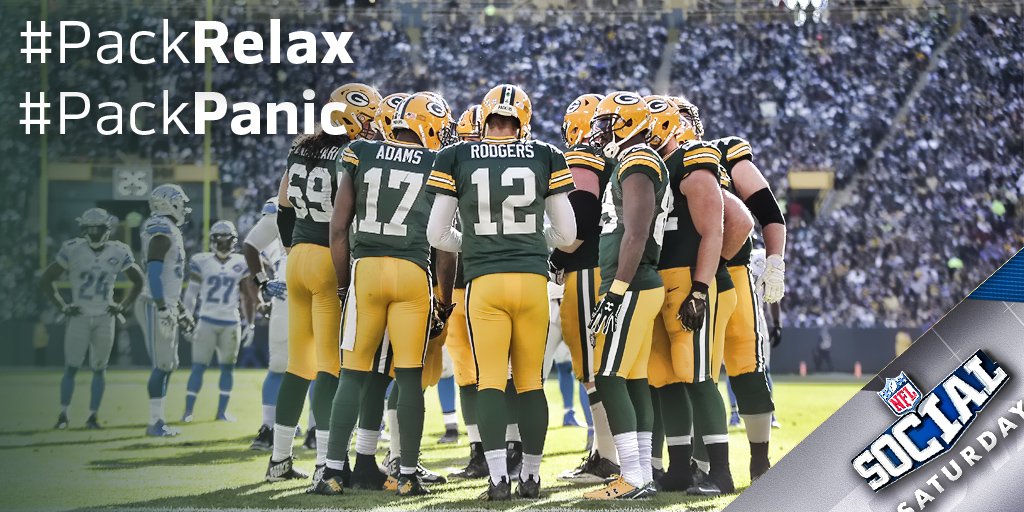 NFLTotalAccess's tweet photo. Should Packers fans start to panic or relax?

#PackPanic
#PackRelax https://t.co/79B4sxknJG