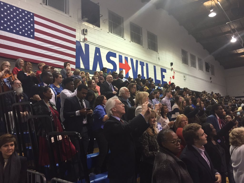 AdamParkhomenko's tweet photo. Thank you Tennessee for an amazing day yesterday! #ImWithHer https://t.co/utIOyxF80f