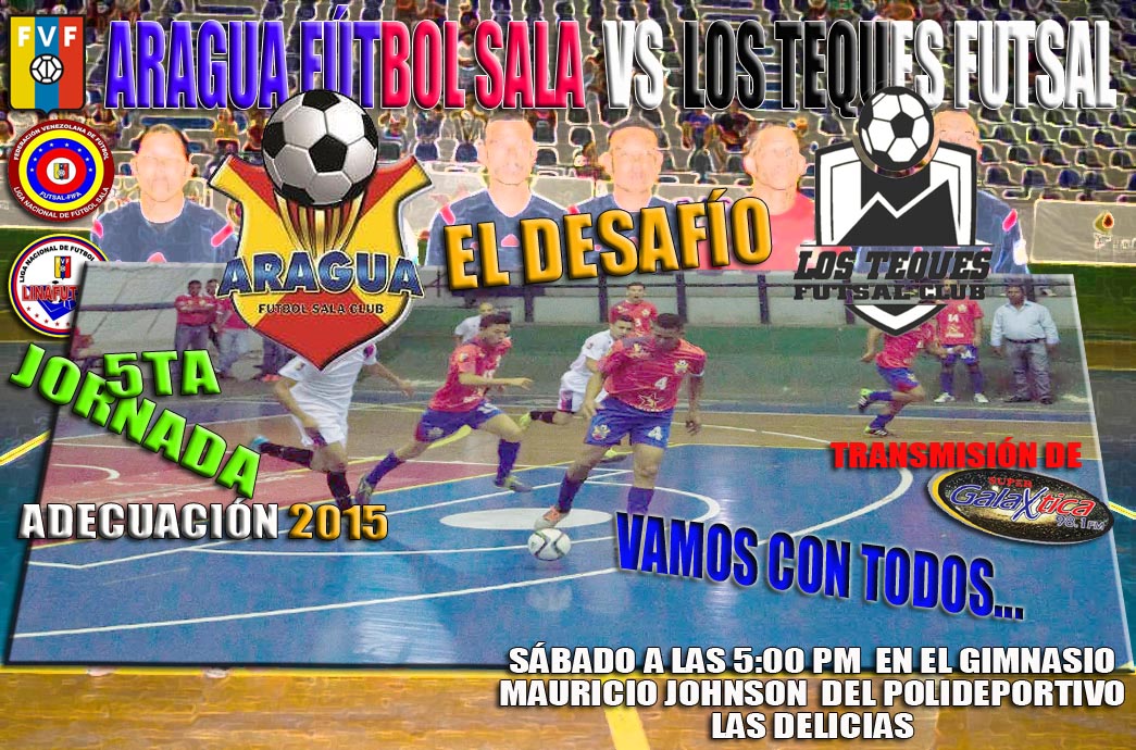 roldanjesus's tweet photo. @araguafsc #AraguaFSC recibe a #LosTequesFSC a las 5:00pm en el #MauricioJohnson de Maracay https://t.co/ZrDmw2ybXa