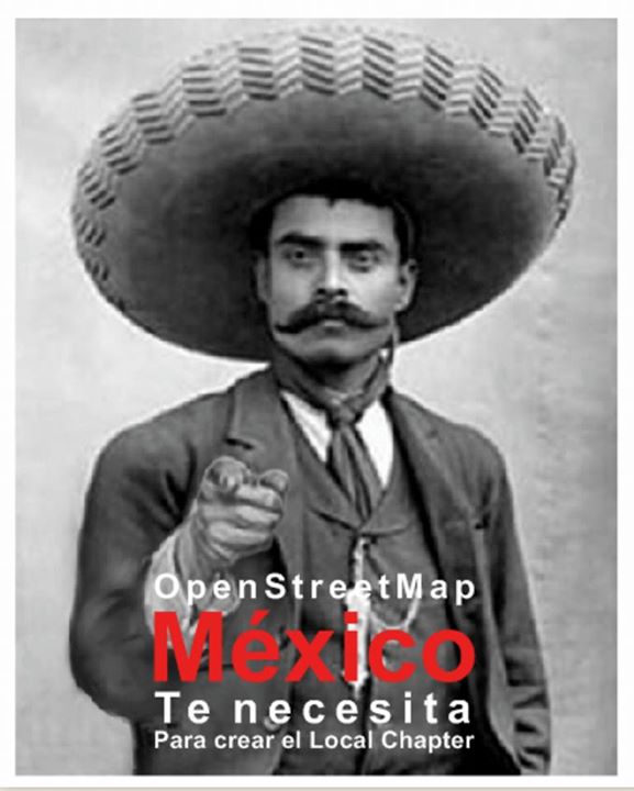 tavooca's tweet image. Únete al #MappingRevolution! #osmgeoweek #OpenStreetMap, para crear el MX LocalChapter escríbele @OpenStreetMapMX