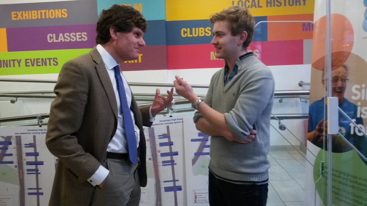 RobertFlint's tweet photo. At #tatelibrary TfL presentation on #StreathamHighRoad crossing. Need to make road safe and keep traffic moving https://t.co/vOd1tMdVu2