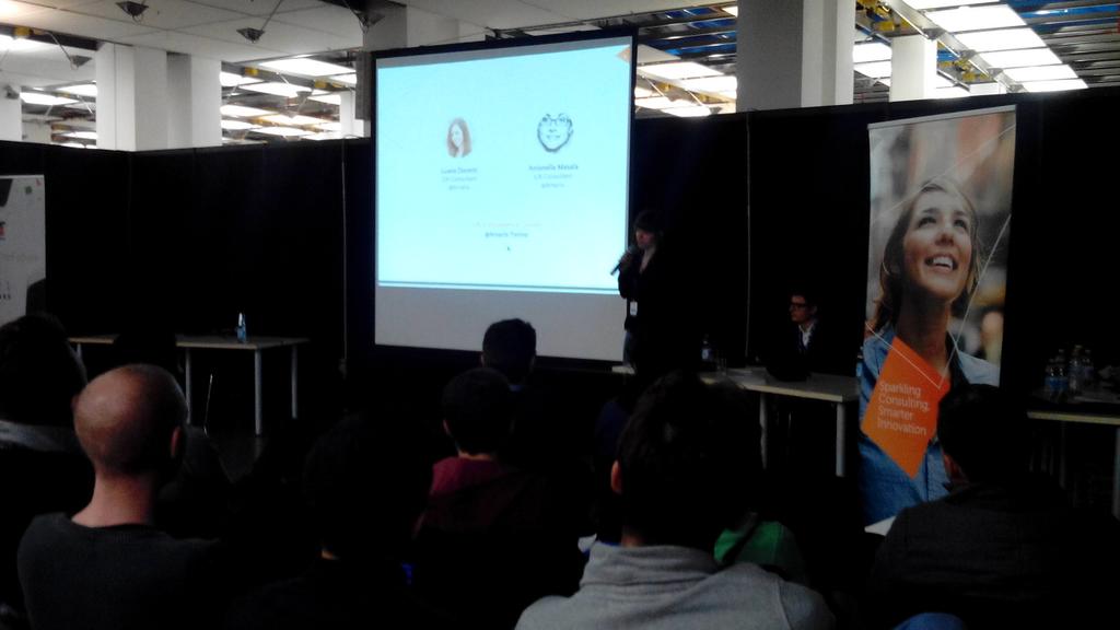 Wearable_Torino's tweet photo. Ecco il #talk di @AMARIS_JOBS incentrato su automotive e wearable tech!! #WTTorino #AMARIS https://t.co/k3me8wjbT4