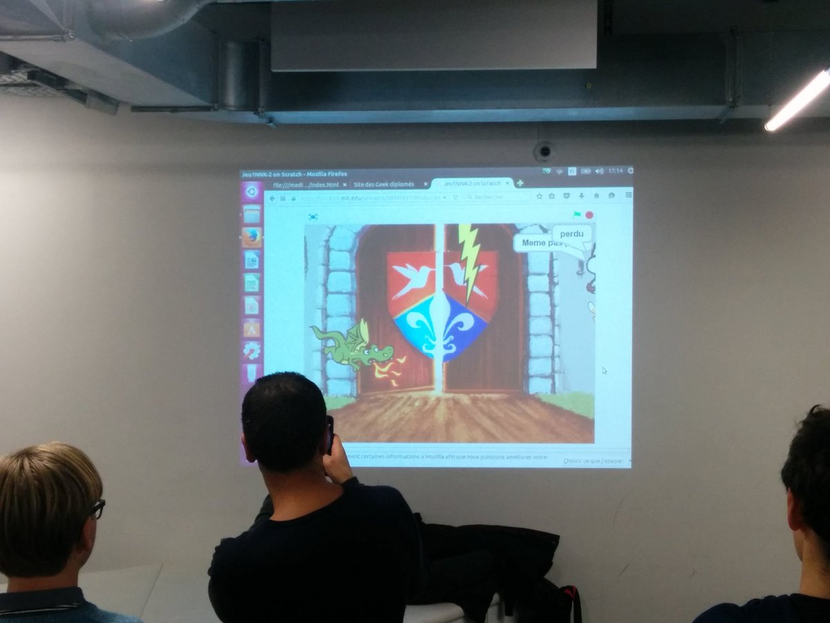 ludovicroland's tweet image. Les dragons envahissent le @CoderDojoParis !