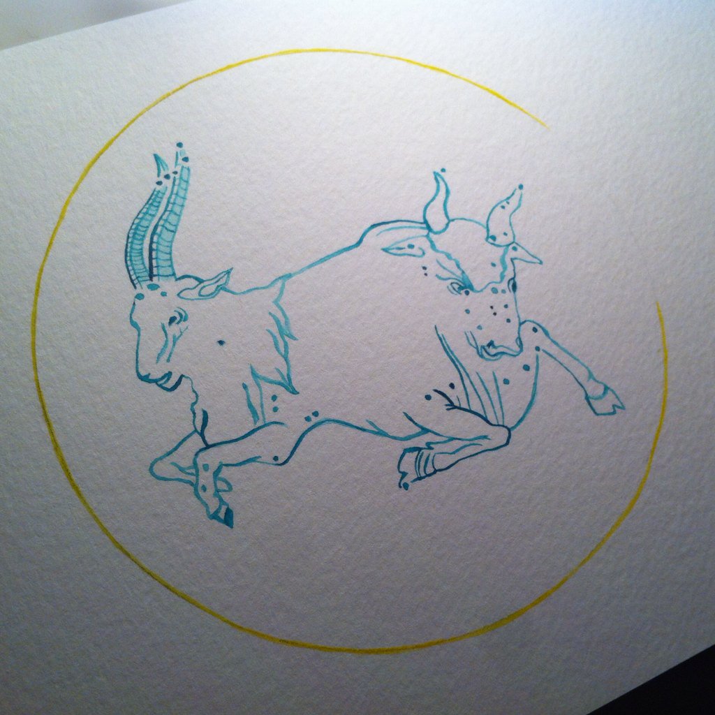 evemarita's tweet image. #celestial mutant inspired by a 17th century #celestialglobe