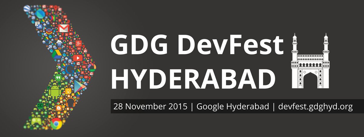 gdg_hyd's tweet photo. Join us as we celebrate 4th season of GDG Hyd DevFest. #gdghyd #hyddevfest15 #gdg #devfest https://t.co/olgXjbgqZ3 https://t.co/jErVNBpTeZ