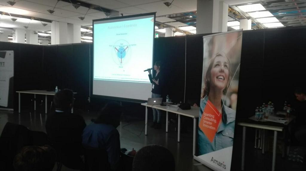 Wearable_Torino's tweet photo. Ecco il #talk su automotive e wearable tenuto da @AMARIS_JOBS!! #WTTorino #WearTheFuture https://t.co/xpvWGBTmUF