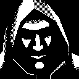 FireCamp_games's tweet photo. testing some pattern drawing #1bitsprite for @Pixel_Dailies ! 
#pixel_dailies #pixelart https://t.co/AZNYXKK625