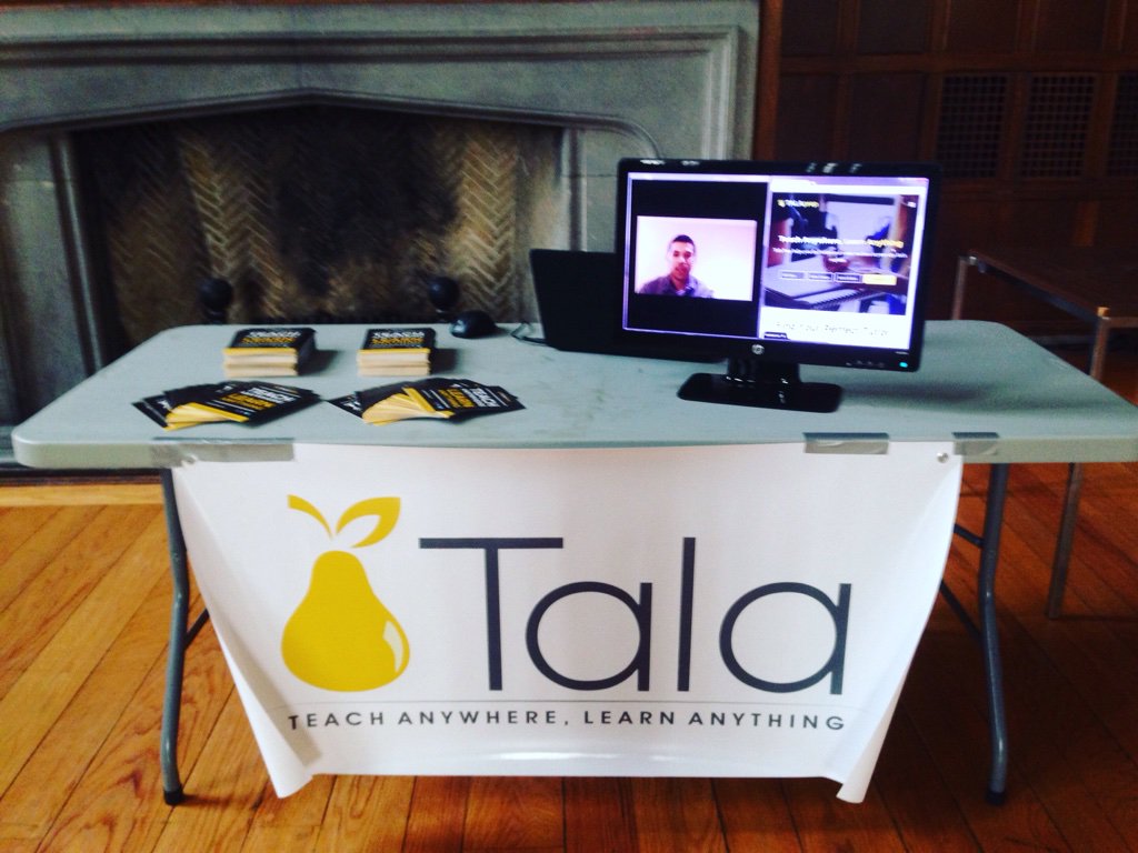 TalaCorp's tweet photo. Come chat with us at Queens advancing conference on entrepreneurship! #qace https://t.co/R9FkmmEavs