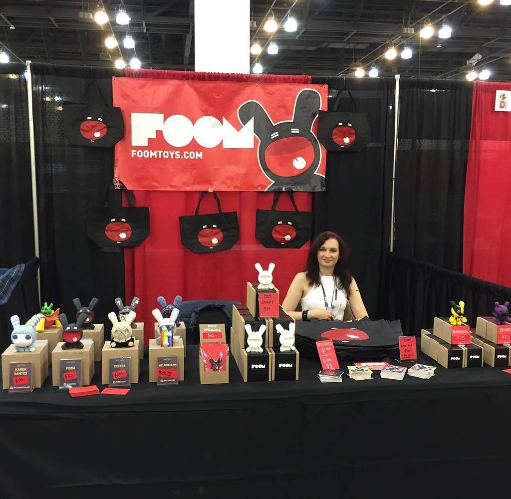FoomToys's tweet photo. We're ready #DesignerCon! Doors open in 30... :) https://t.co/mj5buDQ4LF https://t.co/ZaSwEe0fiD