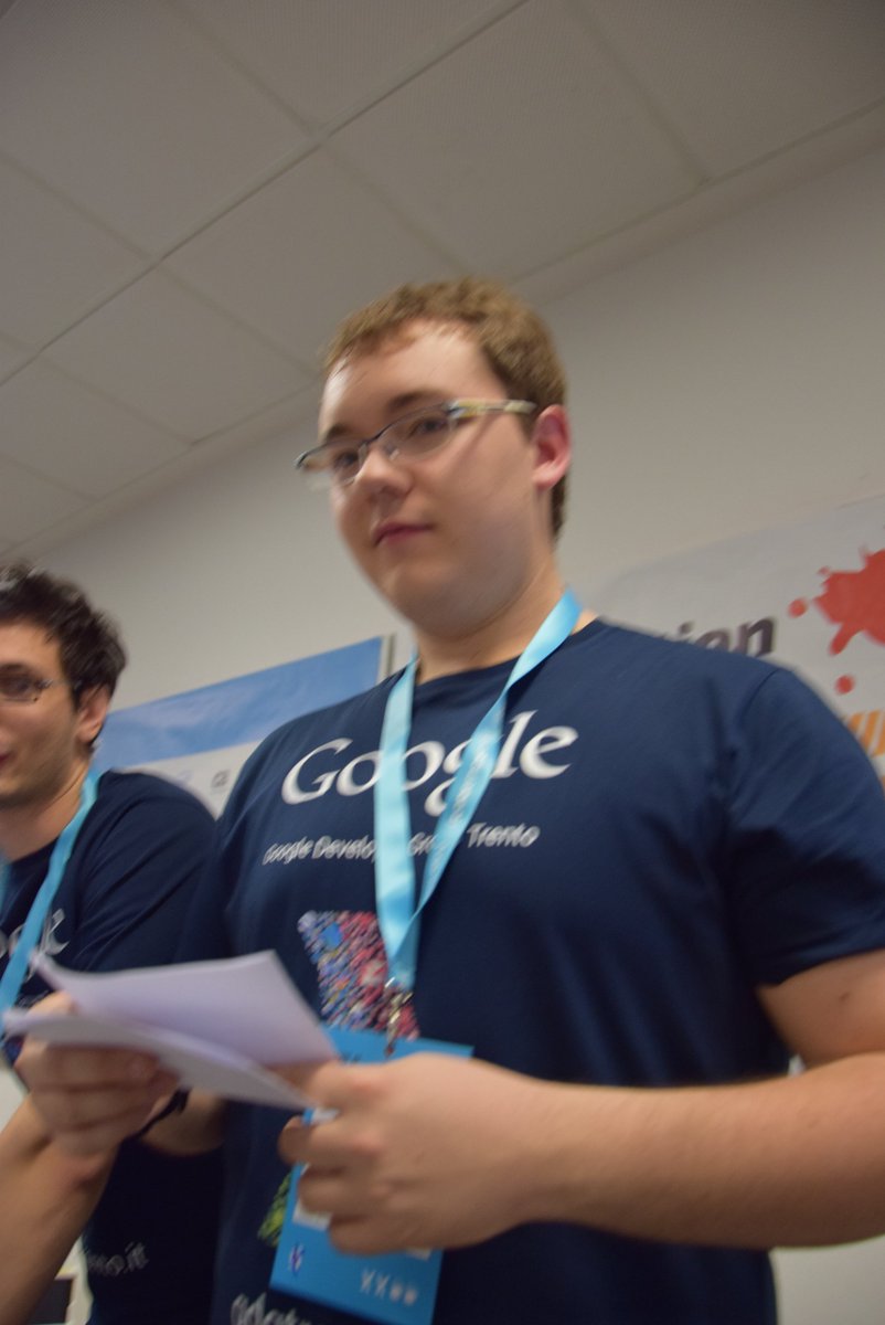 StefanoPanichi's tweet photo. Hard work for #gdgitalia staff at #Codemotionmilano @googledevs https://t.co/4jPuHzKGTo