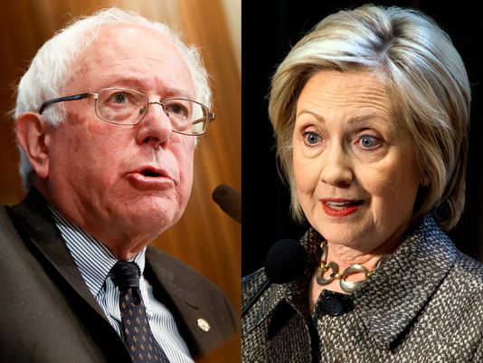 ProblemsOfUS's tweet image. Dems best candidates: a socialist and a woman who says she is a woman. #EverythingWrongWithTheUS #Clinton #Sanders