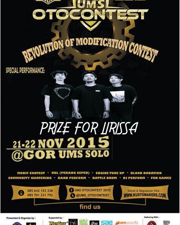 Jangan lupa besok malem sehabis magrib kita bakal onstage ya! See you~