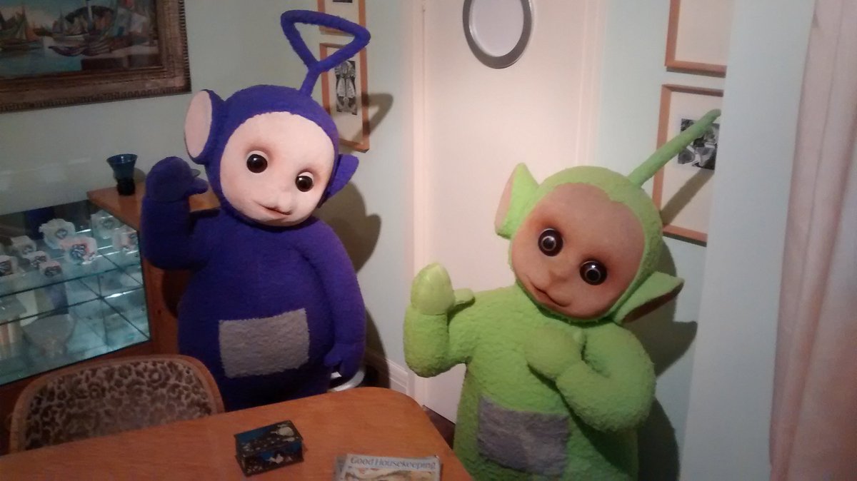 VivJAdam's tweet photo. Visited some colourful friends today #Teletubbies #ehoh #childrenstv https://t.co/orPmp29Ncs