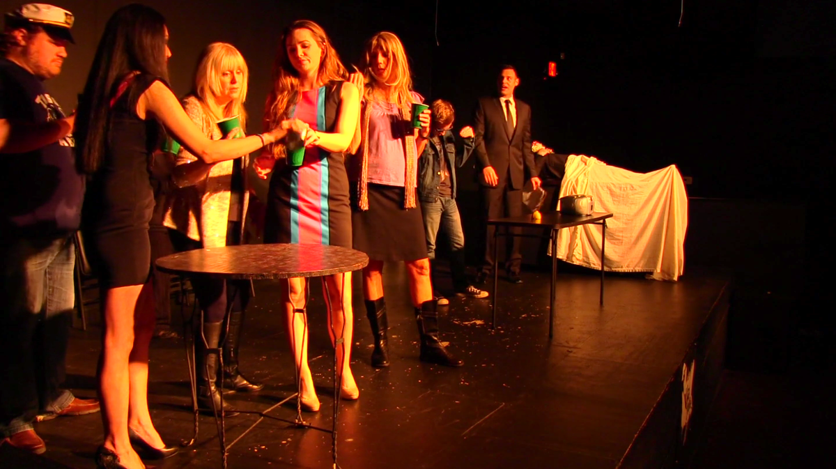 sketchworks's tweet photo. What do these awful people have in common? Their last appearance in #SkitStorm is 7pm TONITE at @villagetheatre https://t.co/JXrNmvVvth