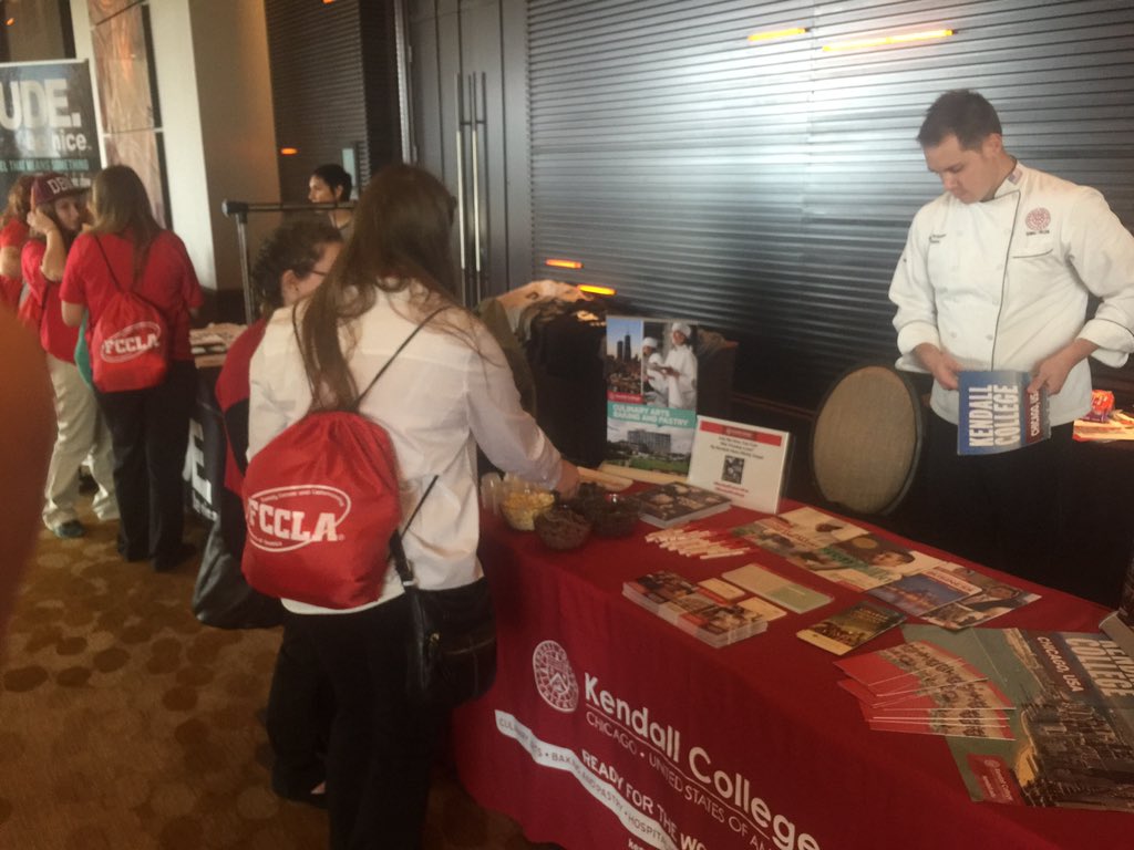 JTKendallField's tweet photo. Day 2 @NationalFCCLA Chocolate Love @KendallCollege @OmniHotels Dallas. https://t.co/PnFZnDUneJ