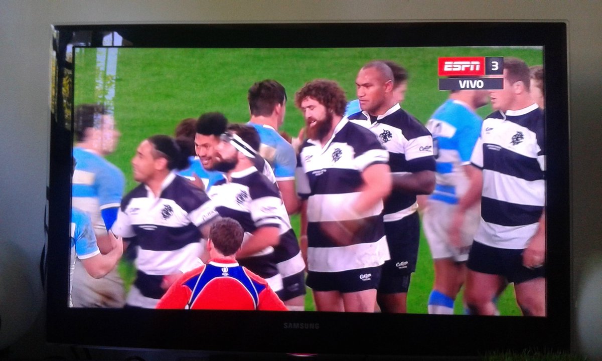 Gran partido 49 #ARGvBAA 31 #VamosPumas
Great match <a href="/Barbarian_FC/">Barbarian FC</a> <a href="/RugbyBaaBaas/">#rugbybarbarians</a>  #rugbyspirit #rugbyunited