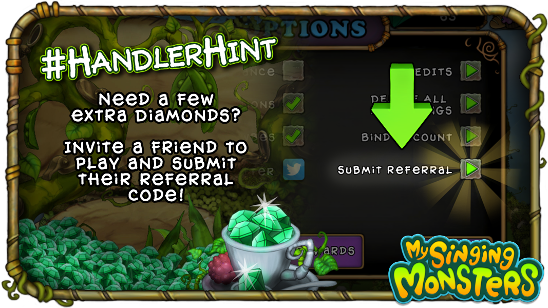 My Singing Monsters on Twitter "HandlerHint Submit a Friend's