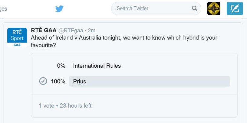 GAAquotez's tweet photo. a landslide #IrevAus #gaa #IntRules https://t.co/jITSuEtVbh