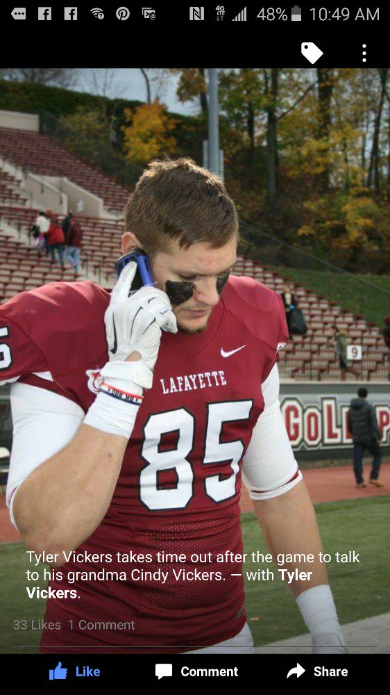 valocity's tweet photo. @GoLeopards ...Tyler Vickers # 85 https://t.co/IaavcCZv1O