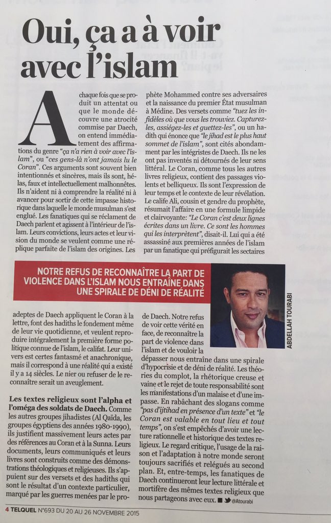 athorg's tweet image. Oui, ça a à voir avec l'islam.