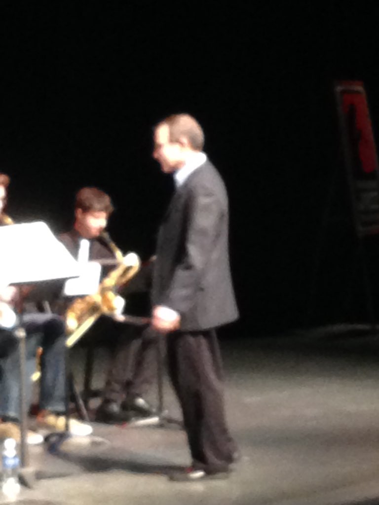 LHSBlueJayPride's tweet photo. Ben T and Zachary G-F with the All District Jazz Band at the Gem Theater. Concert at 3:30! @LPSFineArts #lpsleads https://t.co/9xzI0DjvT9