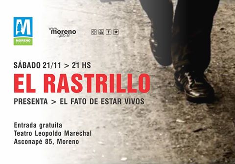 #Hoy 21hs. la banda El Rastrillo presenta su disco "El Fato de Estar Vivos" en el Teatro Marechal (Asconapé 85).