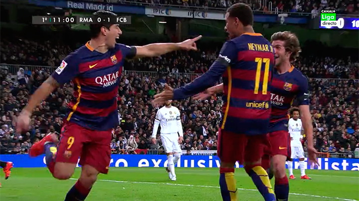 MPlusDeportes's tweet photo. 'Medio gol es tuyo'
Sergi Roberto, el niño que se hizo hombre en el Bernabéu.
#ElClásico https://t.co/jwghKdATuo