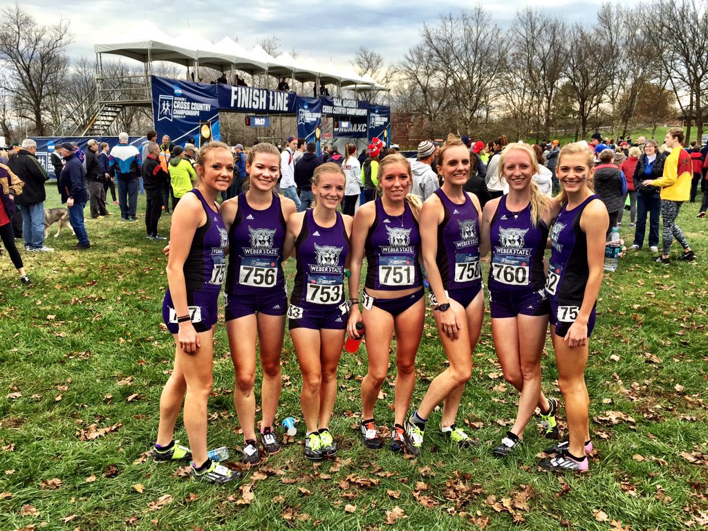 Official results from the NCAA XC Championships put Weber State at 22nd. Beat BYU (23)and Utah (26)!#WeAreWeber