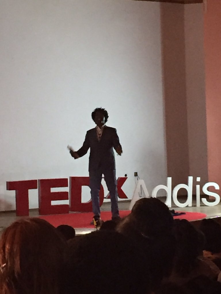 hayuni's tweet photo. The amazing @lemnsissay "integrating" with his audience! Loved the energy, loved the message!👏🏽 #TEDxAddis 2015 https://t.co/Qymyil4ZZ2