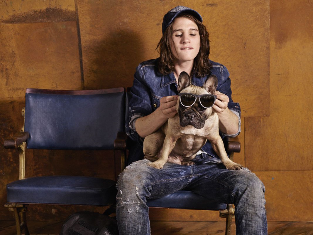 DIESEL's tweet photo. Puppies look cuter wearing #denimeye #dieselprespring16 https://t.co/zYjJVNxqSN https://t.co/TA3yQRhAmq