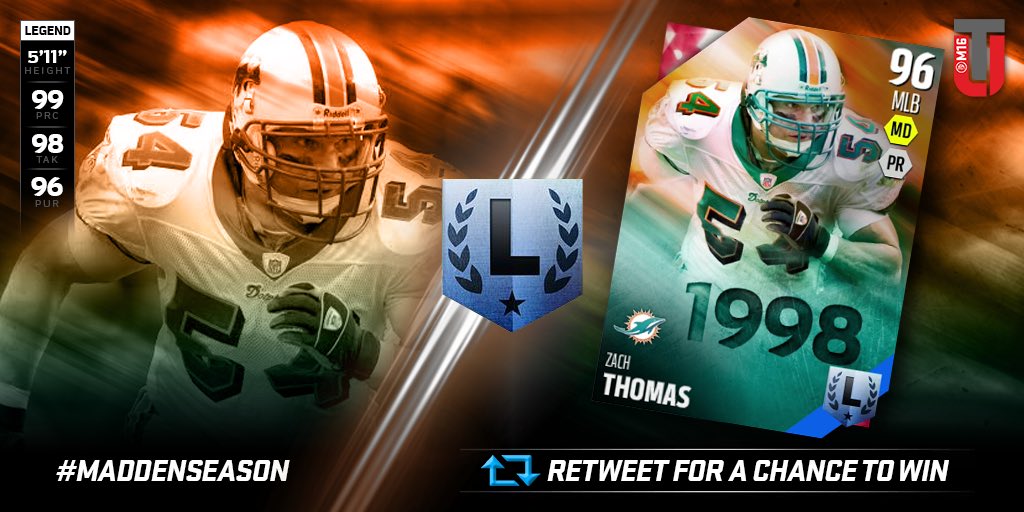 EASPORTS_MUT's tweet photo. Zach is BACK! #MaddenSeason https://t.co/TwN3hF6Gwm
