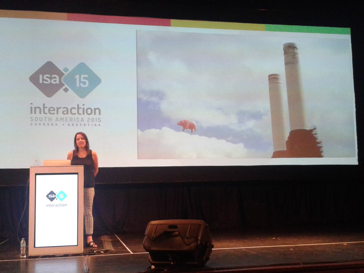 diegobechi's tweet image. "Building the bridge from UX to CX" by Cindy Chastain #isa15