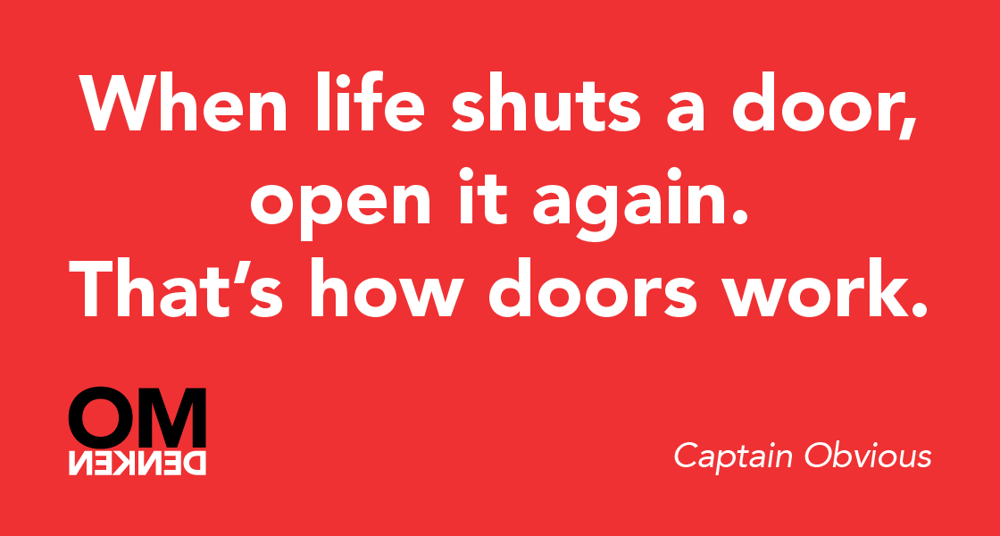 Omdenken's tweet photo. That's how doors work. https://t.co/KUPSwuumof