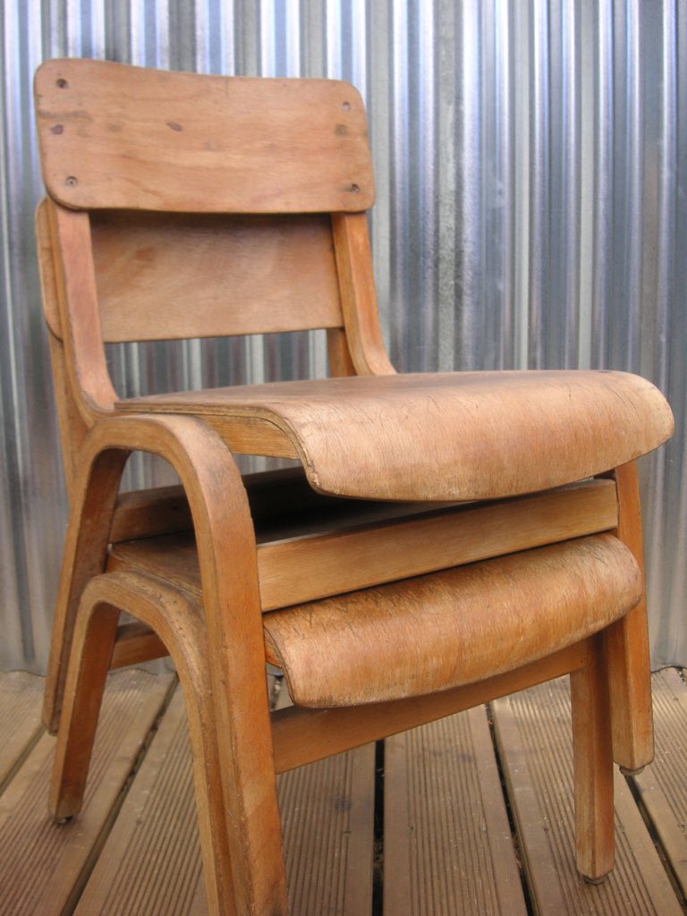 I can faintly hear a teacher telling us a boy broke his neck when he was leaning on two legs and fell backwards...