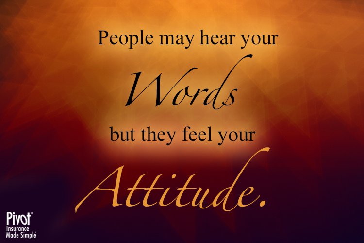 PivotInsurance's tweet image. #Attitude