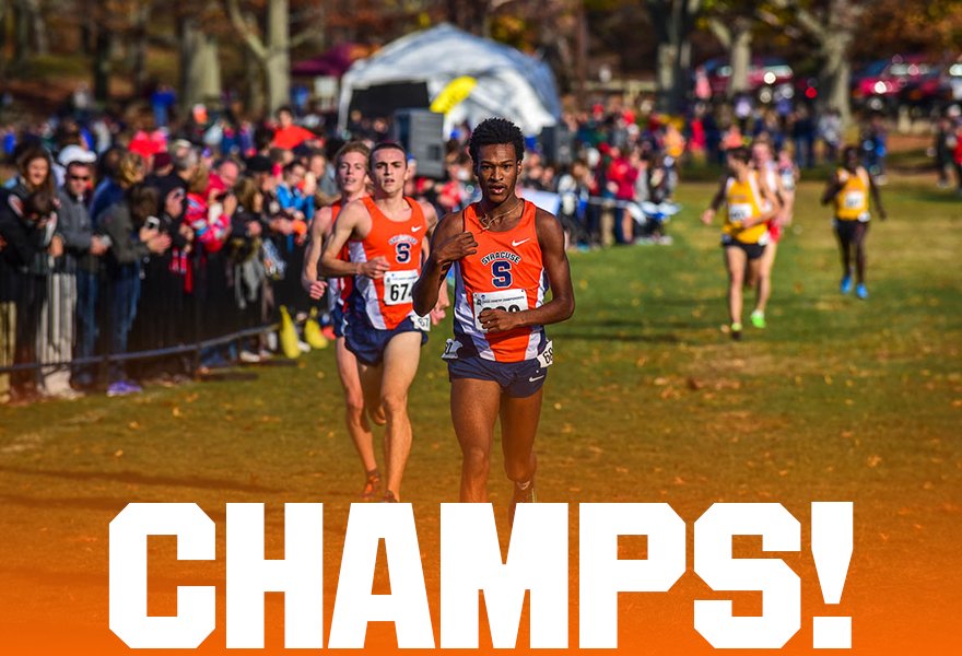 CuseXCTF's tweet image. NATIONAL CHAMPIONS!!!!!!! THEY DID IT. FIRST TITLE SINCE '51