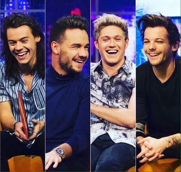 1DCharts's tweet image. Os meninos hoje no programa do Jonathan  #1DonJonathanRoss