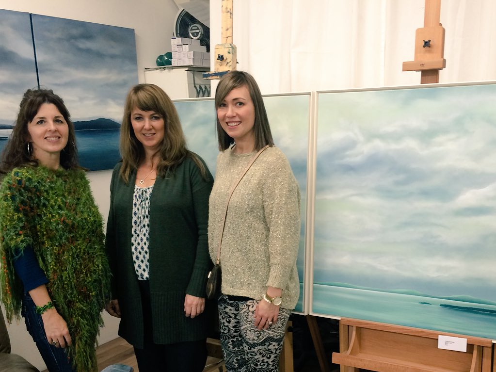 Karabloch's tweet photo. @wolcoski @Support_Seniors  great to meet artist Corrine Wolcoski today! https://t.co/nFdhdkx7Ed