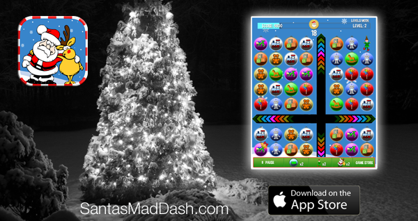 santasmaddash's tweet photo. It's starting to feel a lot like #Christmas! Help #Santa by RT the #App'iness https://t.co/WsJV69dqRJ https://t.co/mbSlkFqRCL