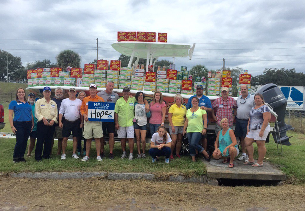 MetroMinistries's tweet photo. Thank you to Capt. Bill Miller and crew. Today 22,431 lbs of food were collected while #FishingForHope! https://t.co/E0dIFuAuJz