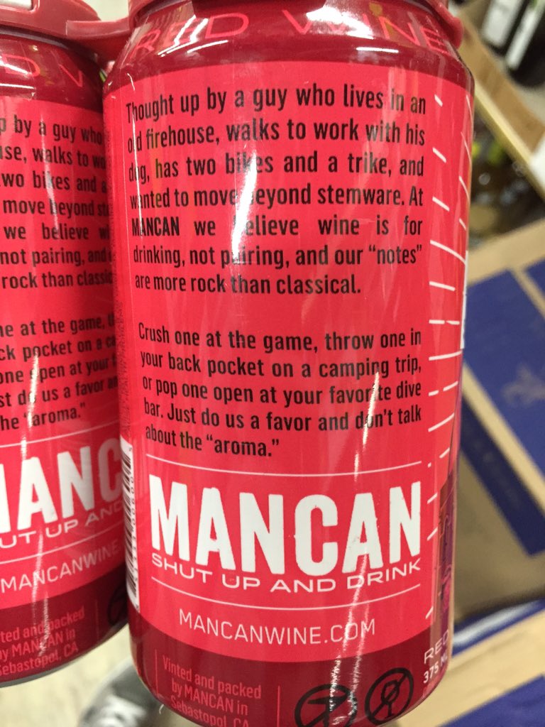 good news, fellow men! we can finally drink wine now.
