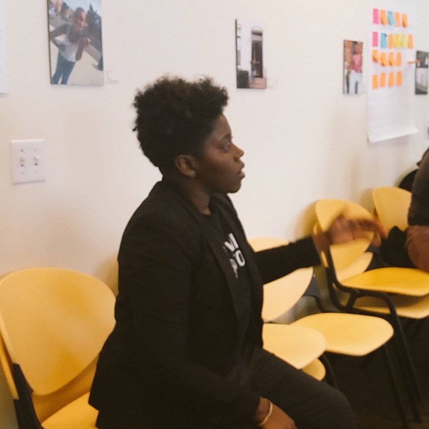 united_story's tweet photo. .@de_nichols chimes in on a starting point for #21DayJournal #YouthProject w/school-age youth #StoriesToAction https://t.co/F0pkatE3wB