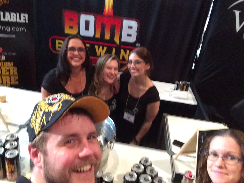 K_Doherty77's tweet photo. @thebombnation super excited to see other Hamiltonians here at the @GFWE, So next year Hard Cider @THF! #GoCatsGo https://t.co/7ZQq88OVtY