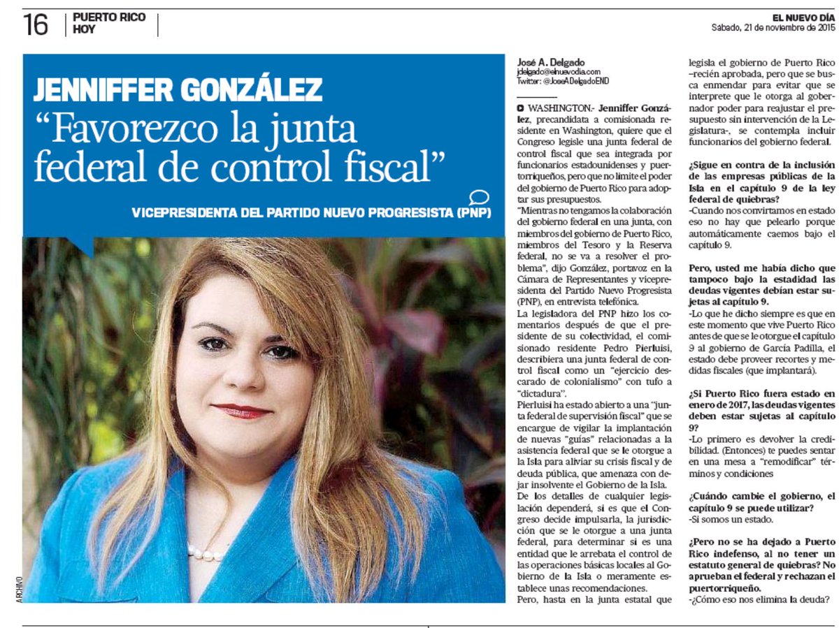 Jenniffer's tweet photo. Prefiero pelear la igualdad total que se resuelve con la Estadidad, que estar peleando pedacitos de ser un estado. https://t.co/X1MWlflF9J