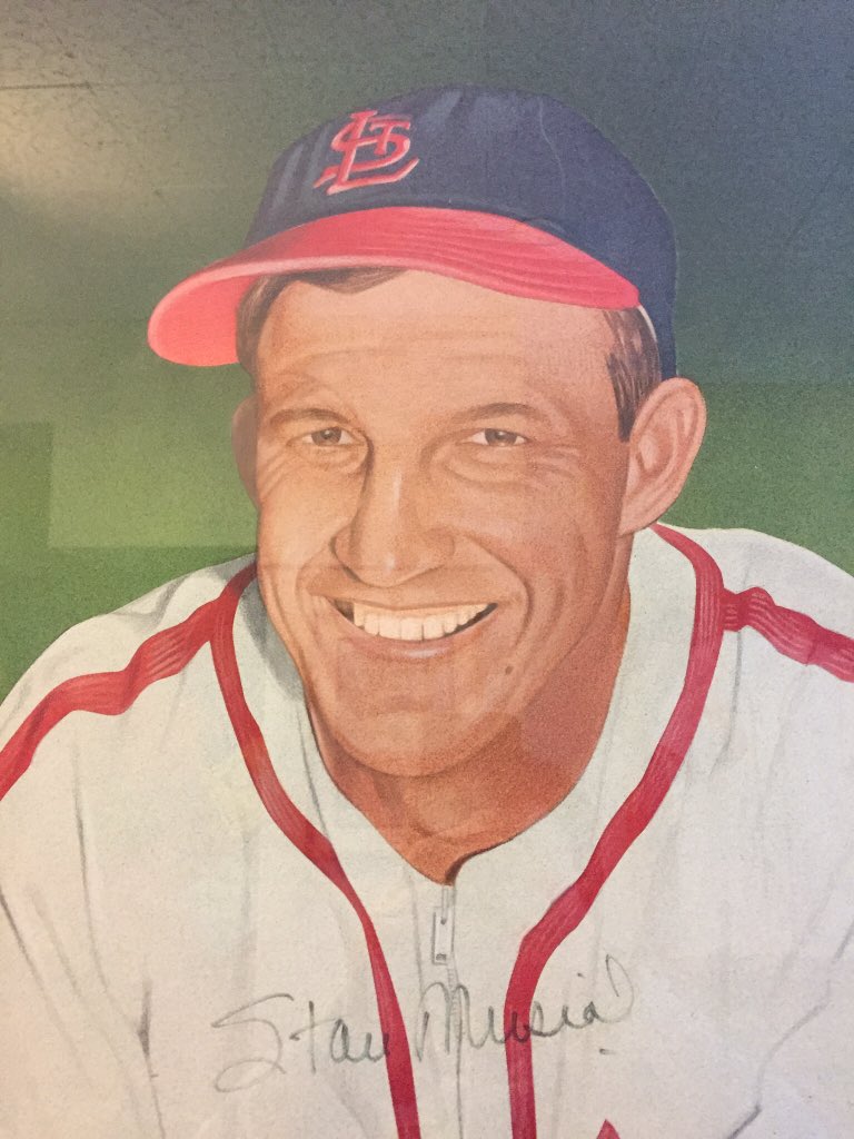 Happy birthday to Troy Aikman, Ken Griffey Jr., and of course Stan freaking Musial who\s mural is At work. So happy. 
