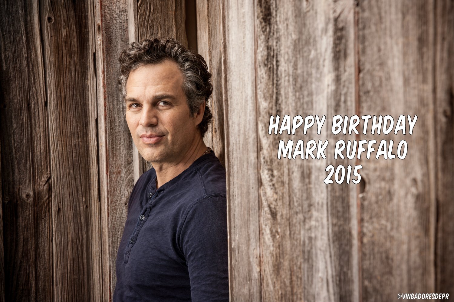 Feliz Aniversário, Mark Ruffalo! 48 anos do Bruce Banner hoje! Happy Birthday, 