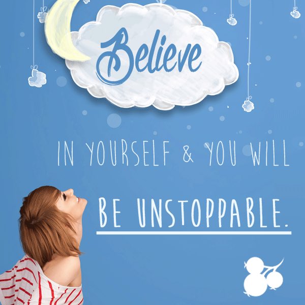 JuneberryBox's tweet photo. A quote for you to keep in mind! Believe in yourself and you will be unstoppable. #Quote #JuneberryBox https://t.co/GSIK2p6SBY