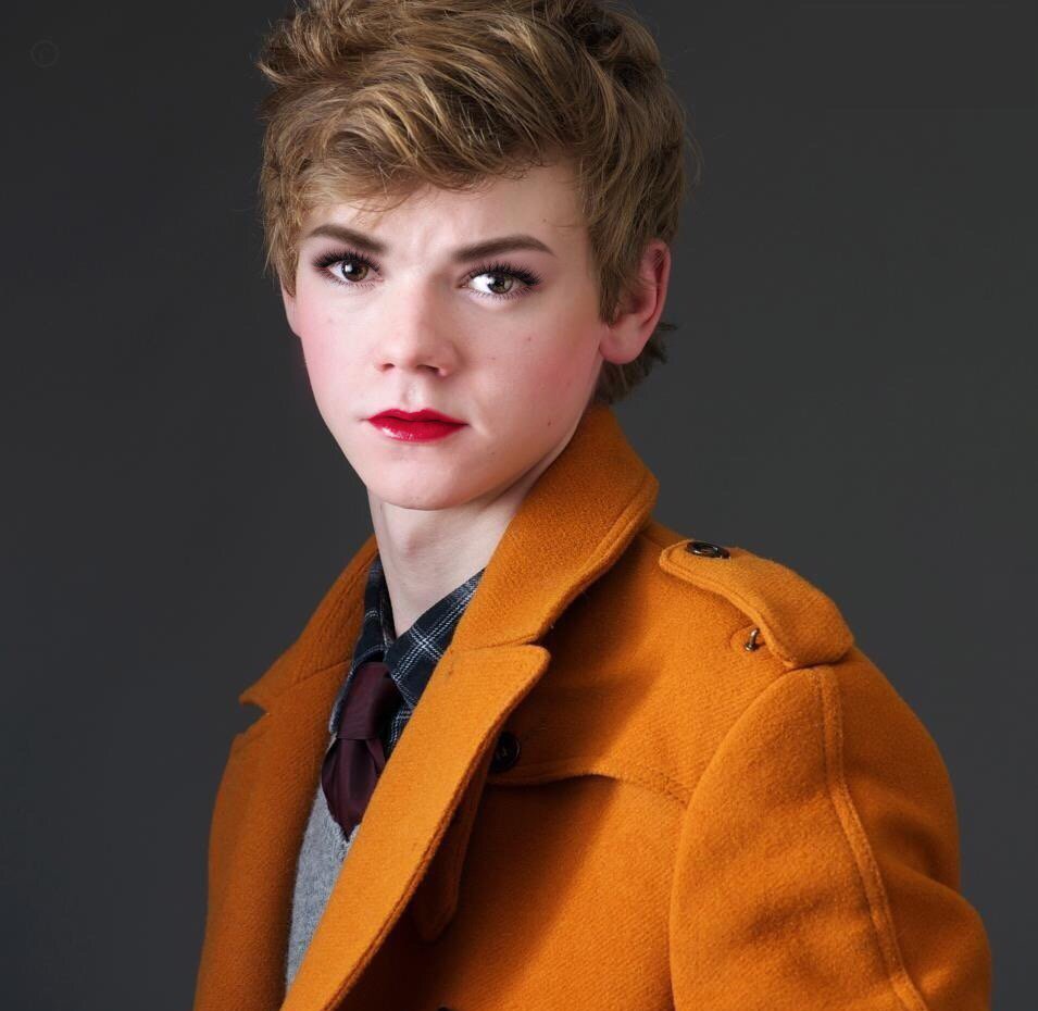 Make_UpCelebs's tweet photo. Thomas Brodie-Sangster looking fierce for all the Maze Runner fans 😉 https://t.co/YfVJ61V5Pw