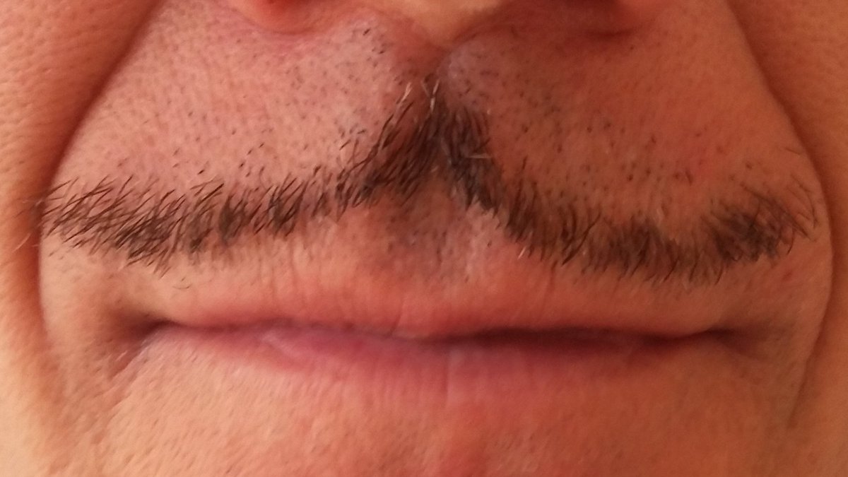 My moustache is smiling even when I'm grumpy or have to give some stink-eye #smilinmoustache